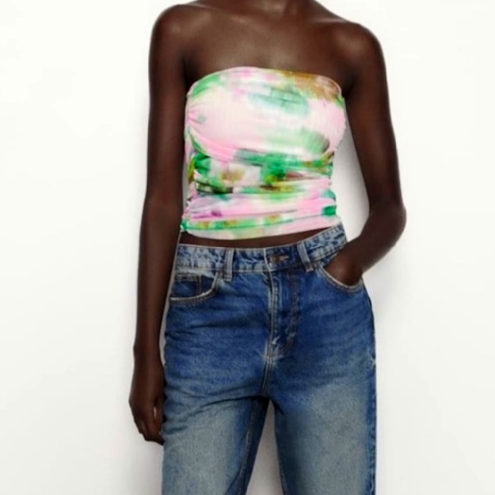 Zara Tulle top